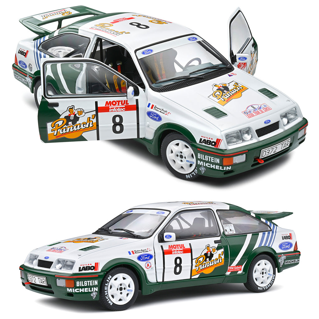 Ford Sierra Cosworth Tour De Corse 1988 #8 Auriol/Occelli 1/18 Solido Ford Sierra Cosworth Tour De Corse 1988 #8 Auriol/Occelli 1/18 Solido