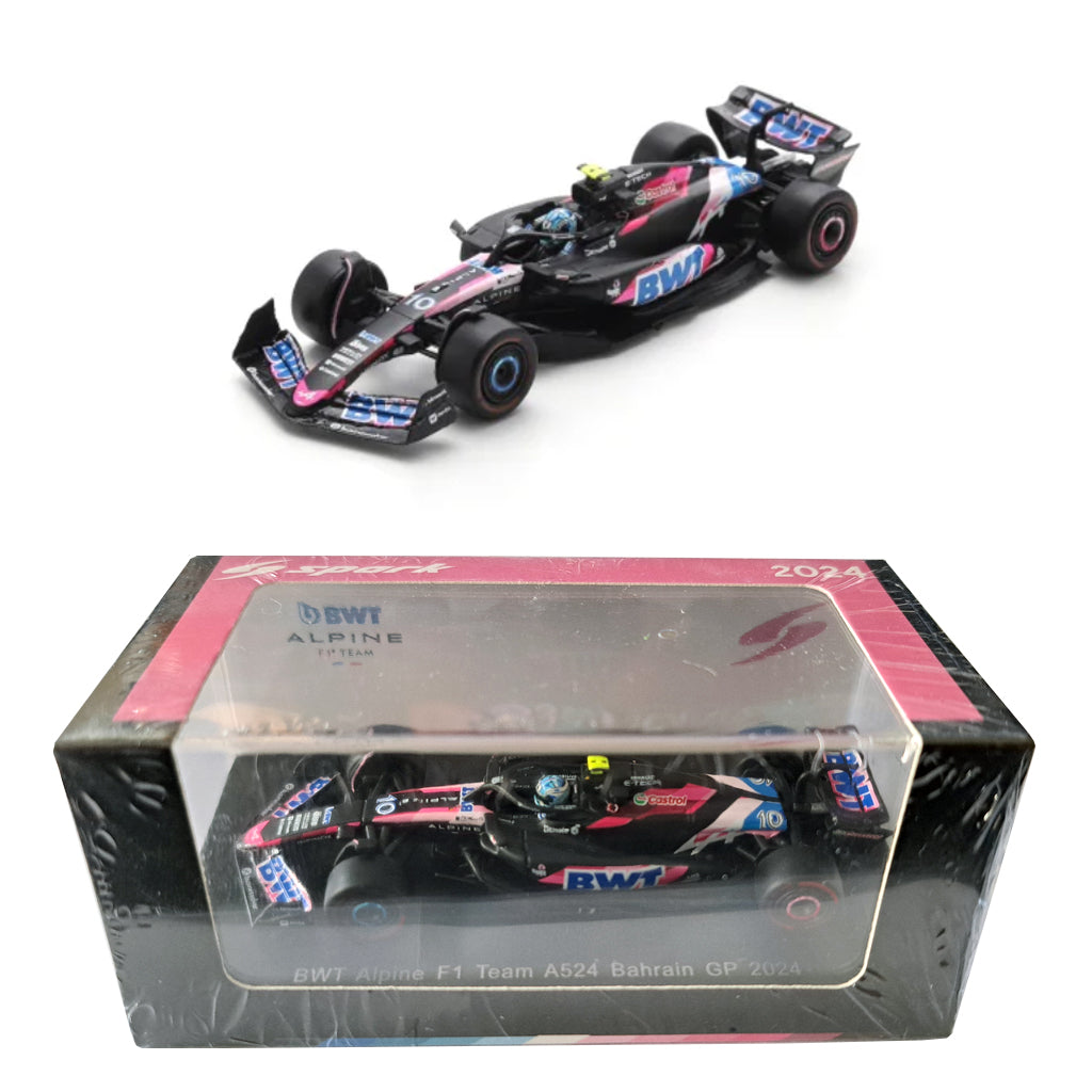 Spark Alpine A524 BWT F1 2024 Bahrain GP #10 Pierre Gasly (1:64
