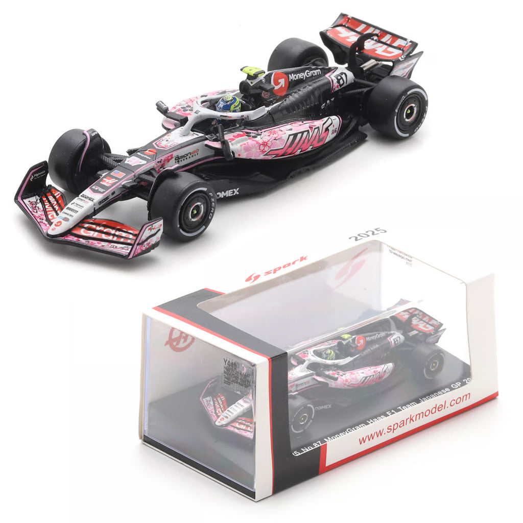 Spark Haas VF-25 F1 2025 Japanese GP #87 Ollie Bearman (1:64