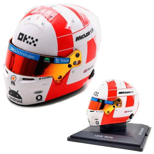 Spark Scale Helmet - Lando Norris 2023 Monaco GP McLaren F1 (1:5)