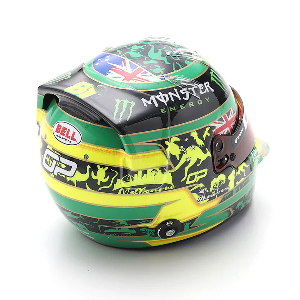 Oscar Piastri 2025 Australian GP McLaren F1 Mini Helmet (1:5) Spark