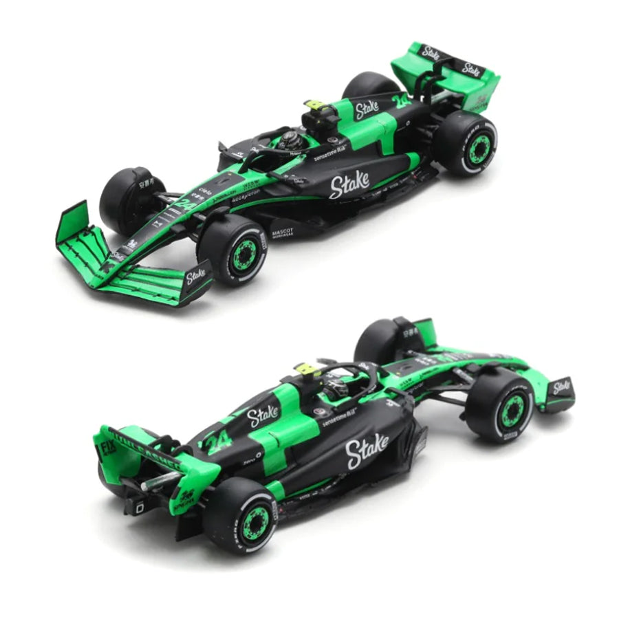 Spark Stake F1 Team Kick Sauber C44 Bahrain GP 2024 #24 Zhou (1:64)