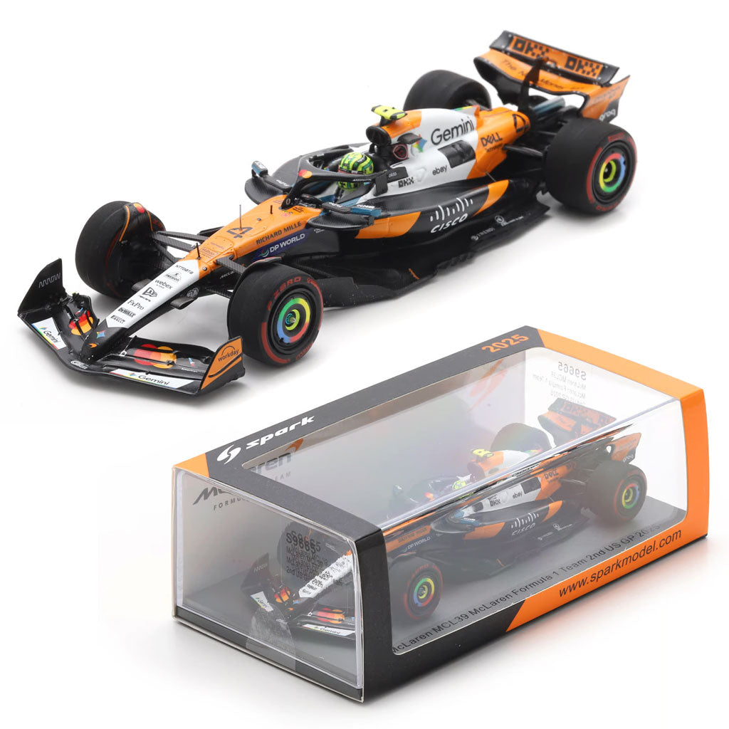 Spark McLaren MCL39 F1 #4 US GP 2025 Lando Norris (1:43 Scale)