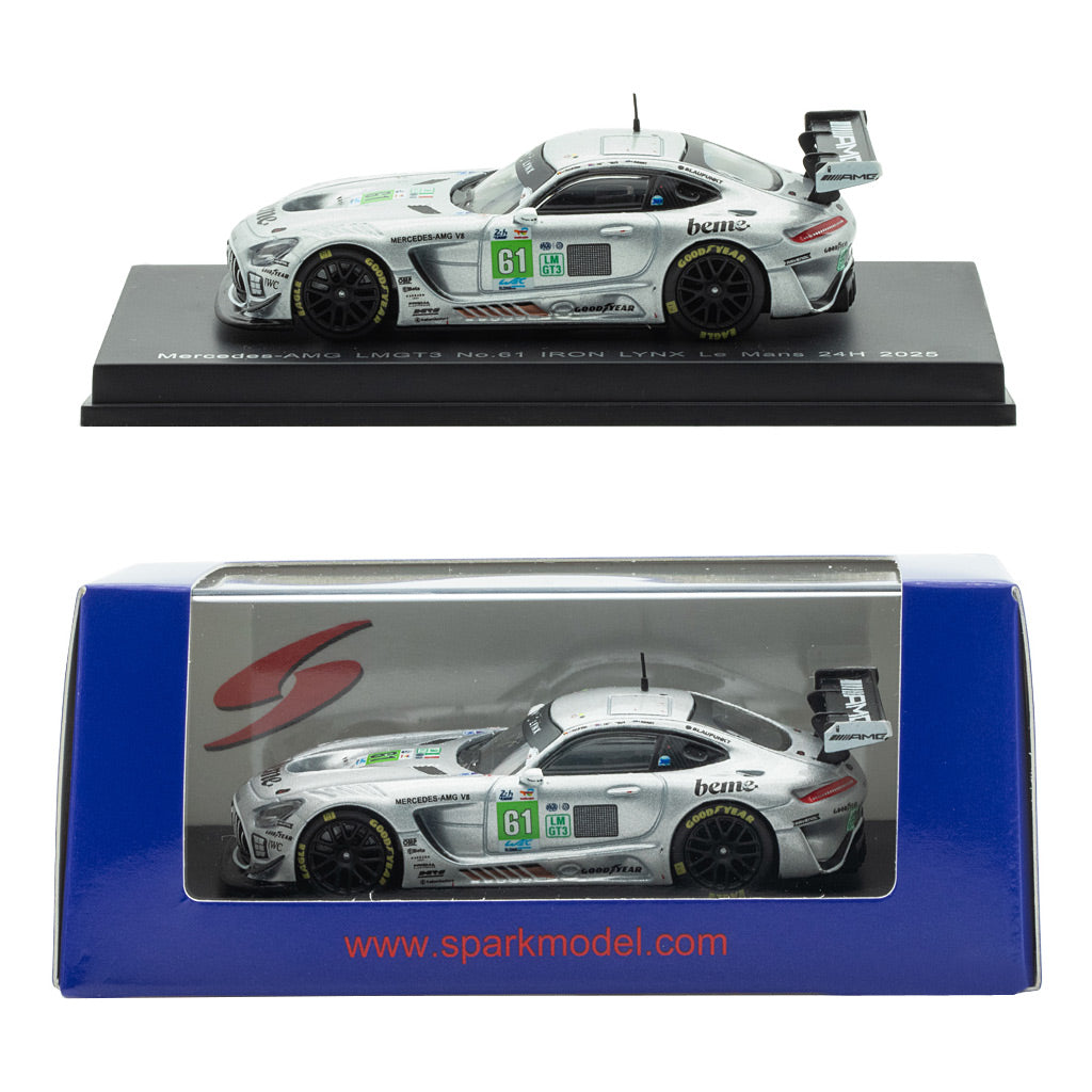 Spark Mercedes-AMG LMGT3 #61 Iron Lynx 2025 Le Mans 24 Hours (1:64)