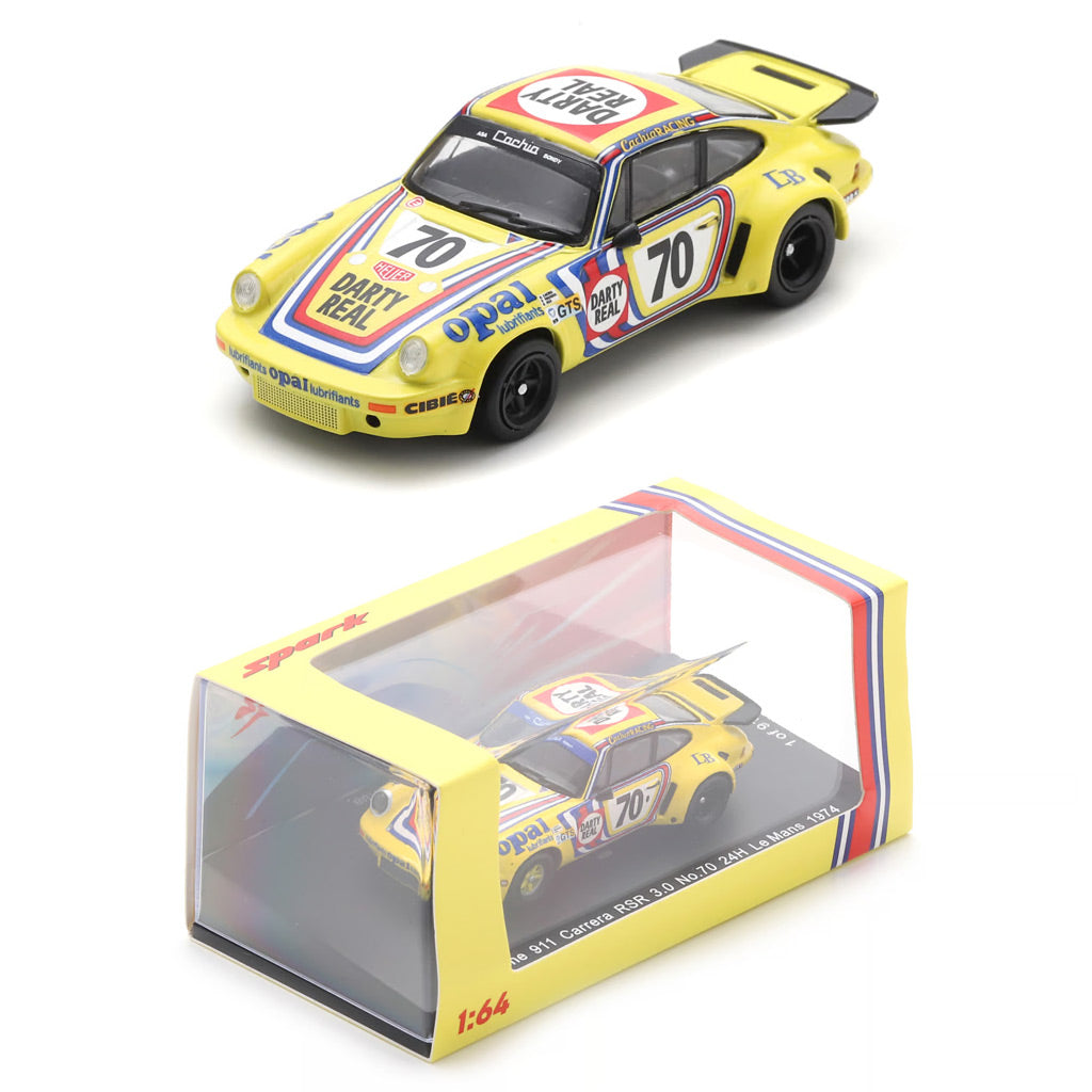 Spark Porsche 911 Carrera RSR 3.0 #70 Le Mans 24 Hours 1974 (1:64)