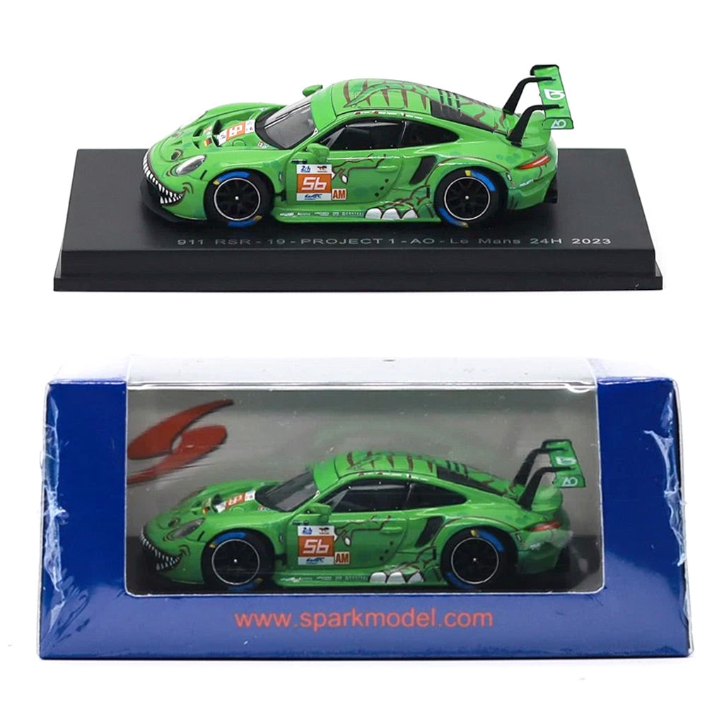 Spark Porsche 911 RSR-19 AO Racing #56 Rexy Le Mans 2023 (1:64) (Y307)