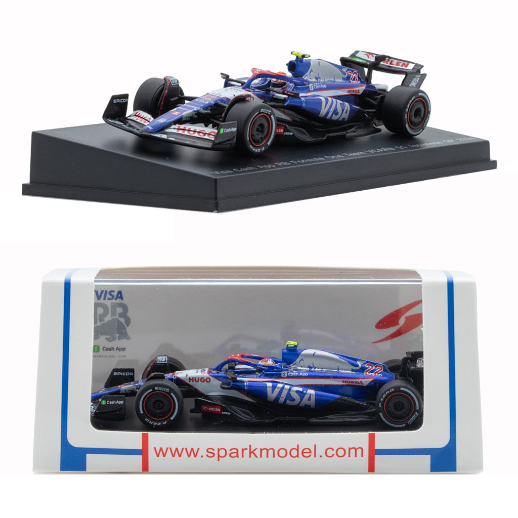 Spark Visa Cash App RB VCARB 01 2024 Japan GP #22 Tsunoda (1:64
