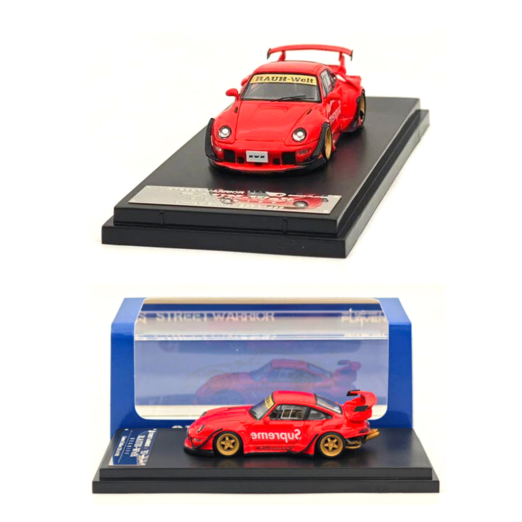 Street Warrior X Ghost Player RWB 993 Red Supreme Low Tail (1:64)