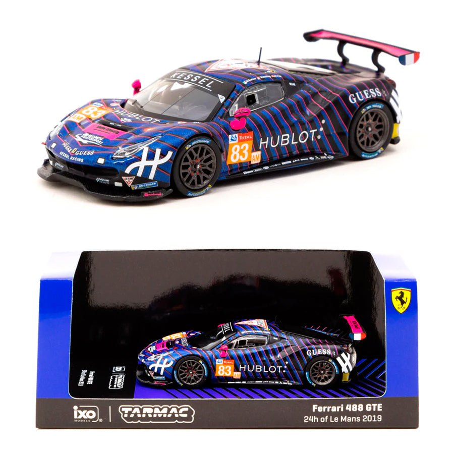 Tarmac Works Ferrari 488 GTE Le Mans 24H 2019 (1:64) (Case Marked)