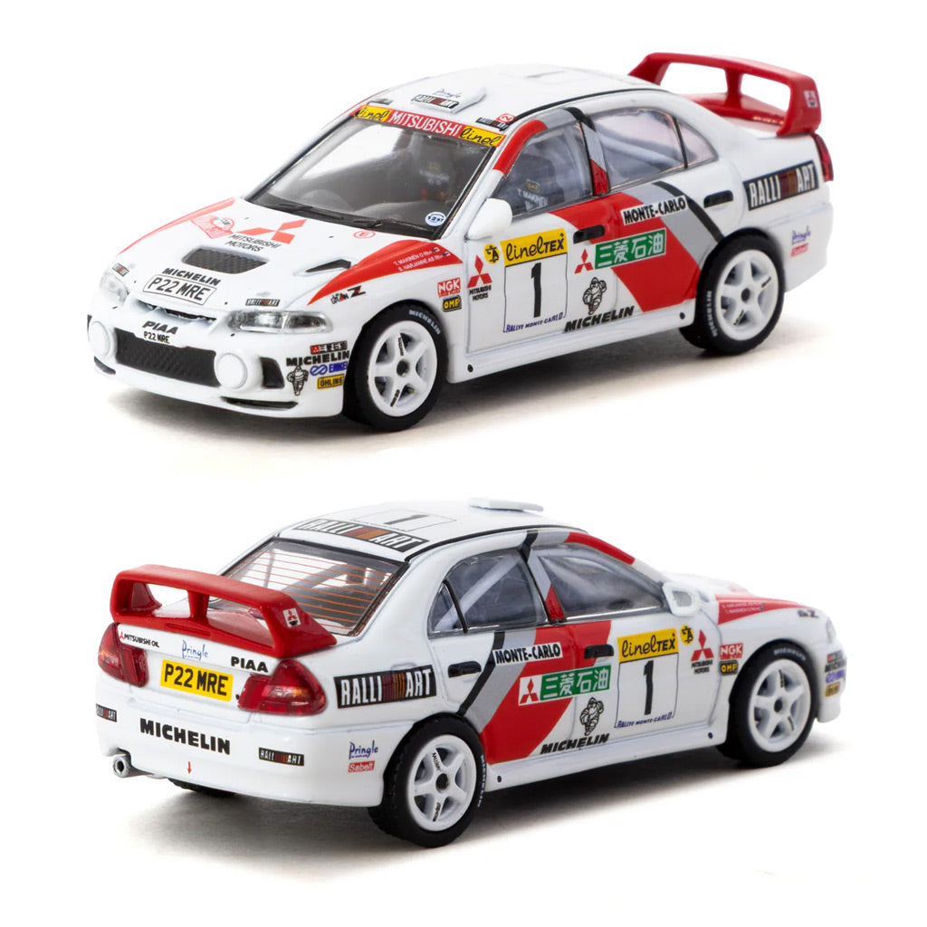 Tarmac Mitsubishi Lancer Evolution IV #1 Makinen Monte Carlo 1997 1:64