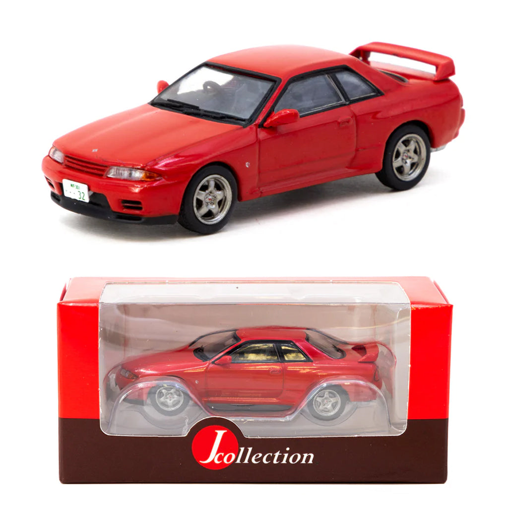 Tarmac J Collection Nissan Skyline GT-R BNR32 Red (1:64 Scale