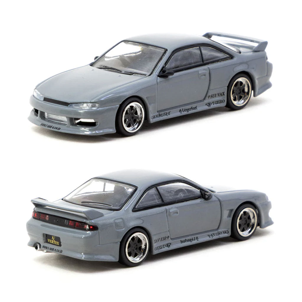 Tarmac Vertex Nissan Silvia S14 Grey (1:64 Scale)