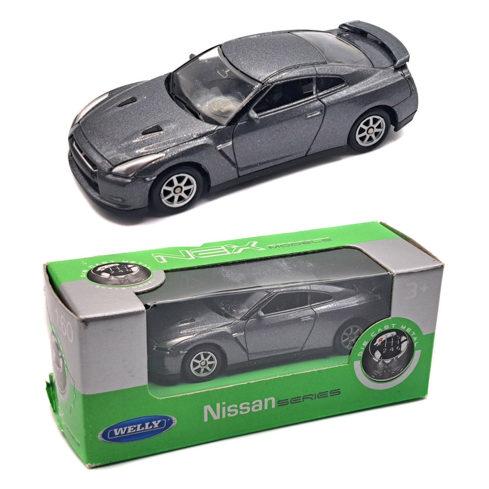 Welly Nissan GT-R R35 Grey (1/60)