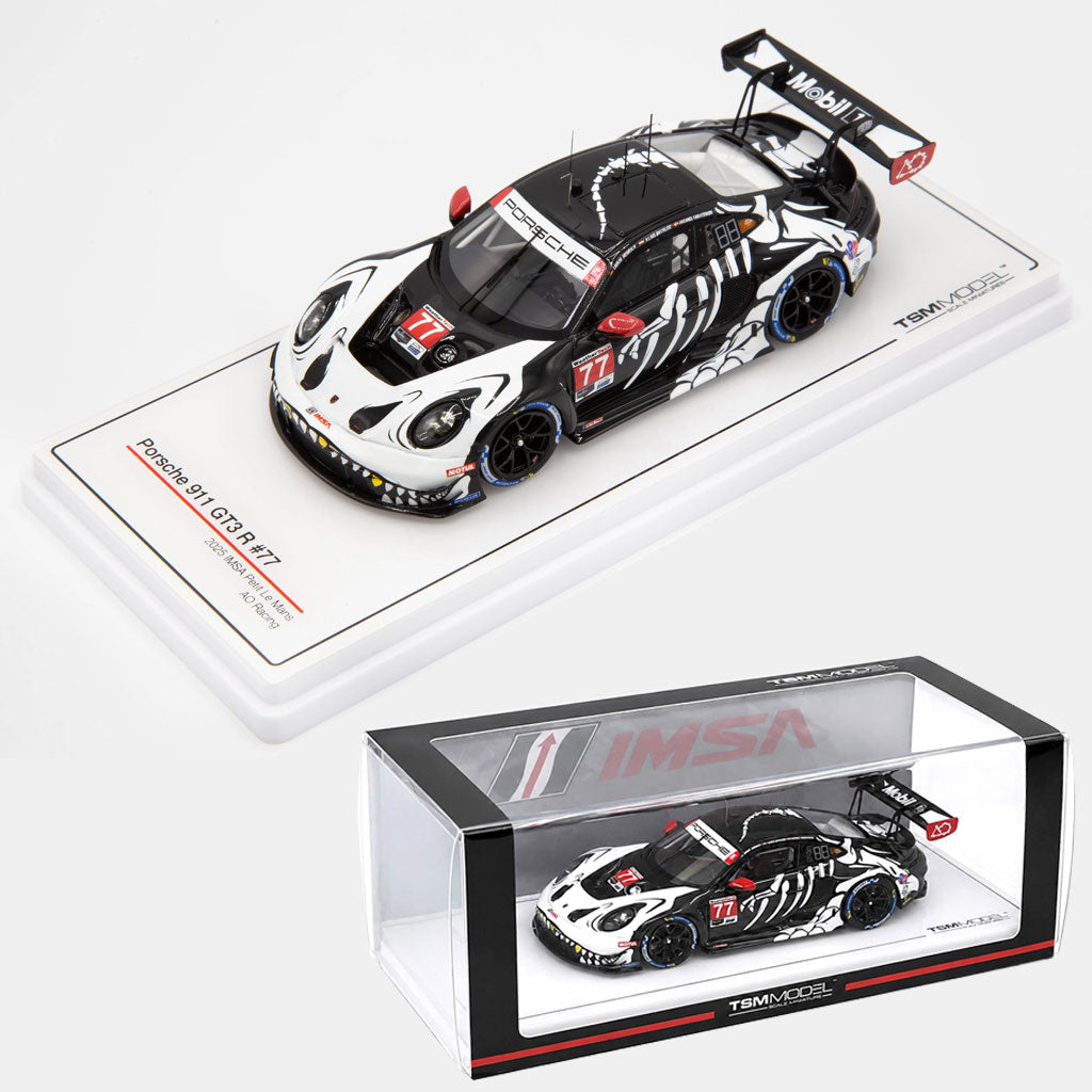 TSM Porsche 911 GT3 R #77 Skeleton Rexy AO Racing 2025 IMSA (1:43)