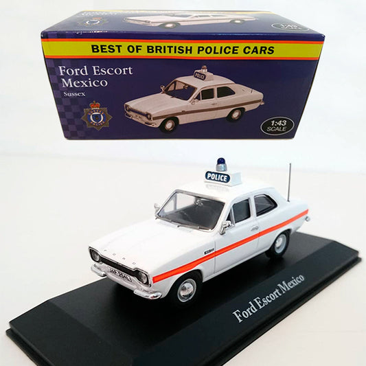 Ford Escort Mexico Police Car (1:43 Scale) Atlas