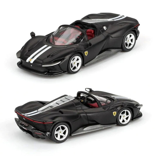 BBR Models Ferrari Daytona SP3 Matt Black (1:64 Scale)