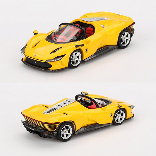 BBR Models Ferrari Daytona SP3 Giallo Modena Yellow (1:64 Scale)
