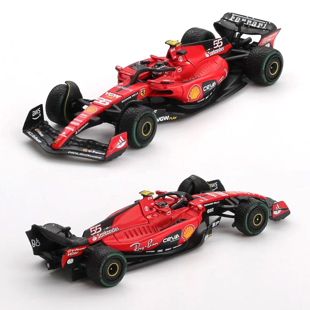 BBR Models Ferrari SF-23 #55 Sainz 2023 Monaco Grand Prix (1:64)