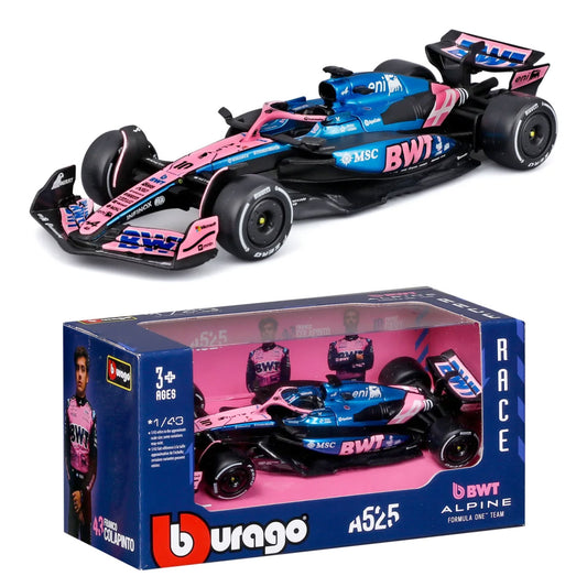 Bburago Alpine BWT A525 F1 2025 #10 Pierre Gasly (1:43 Scale)