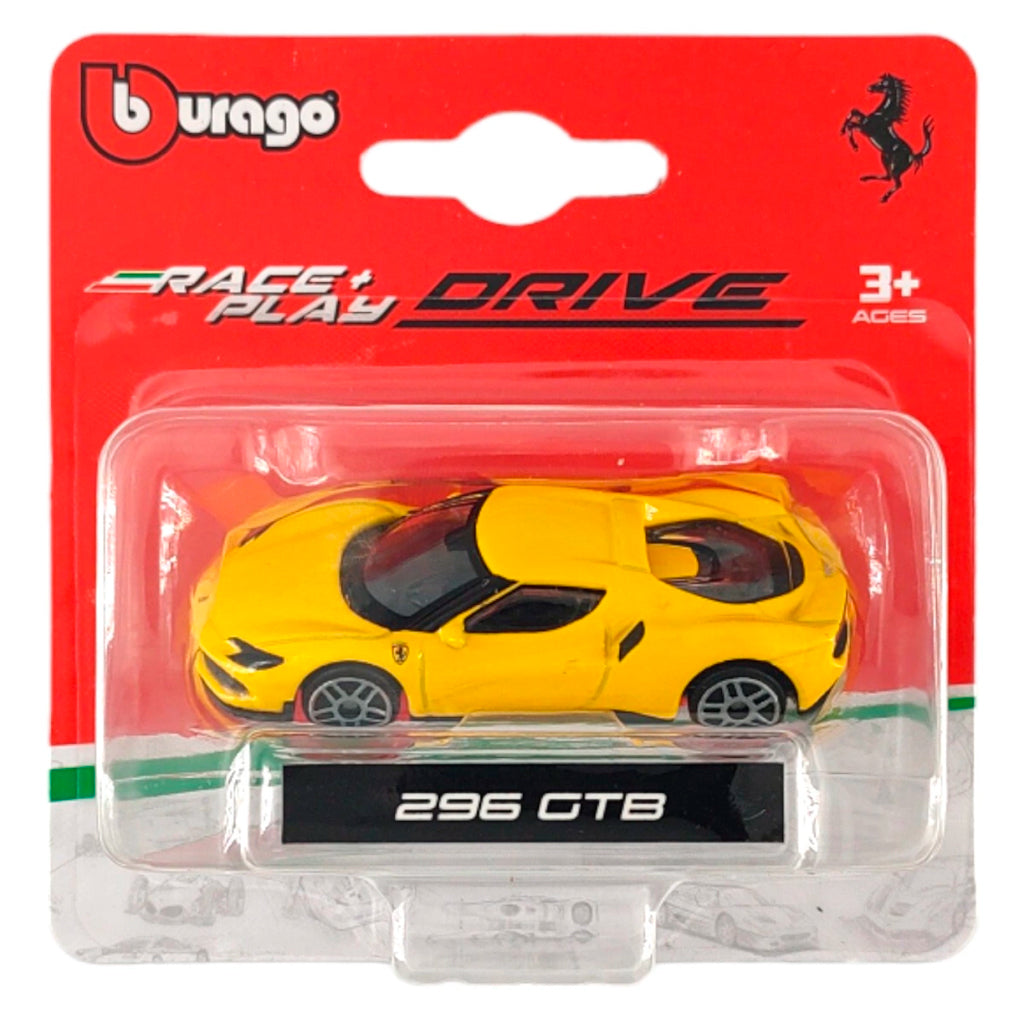 Bburago Ferrari 296 GTB Yellow (1:64)