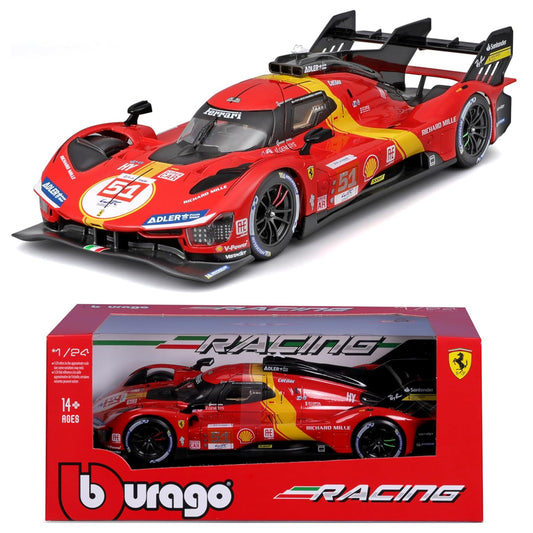 Bburago Ferrari 499P #51 Le Mans 24 Hours 2023 (1:24 Scale)