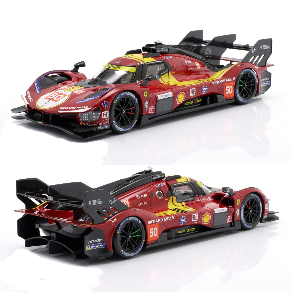 Bburago Ferrari 499P Hypercar #50 Le Mans 24H 2025 (1:24 Scale)