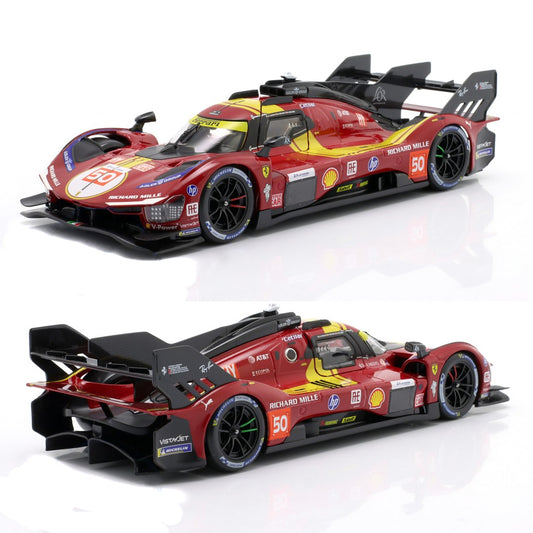 Bburago Ferrari 499P Hypercar #50 Le Mans 24H 2025 (1:24 Scale)