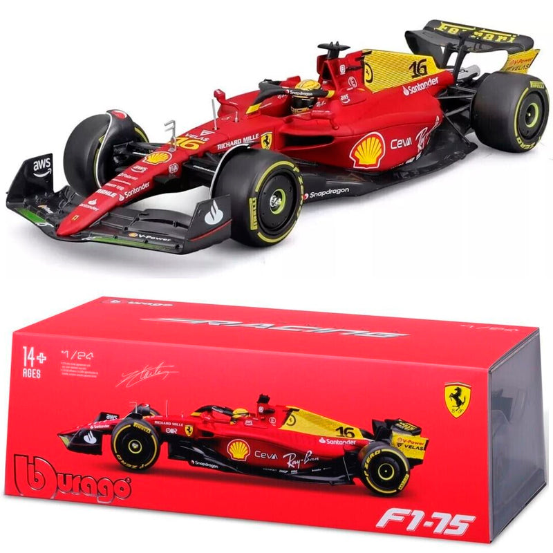 Bburago Ferrari F1-75 #16 Leclerc Monza 75th Anniversary 2022 (1:24)