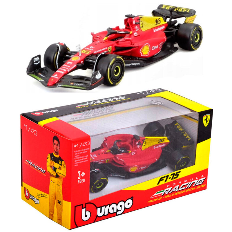 Bburago Ferrari F1-75 #16 Leclerc Monza 75th Anniversary 2022 (1:43)