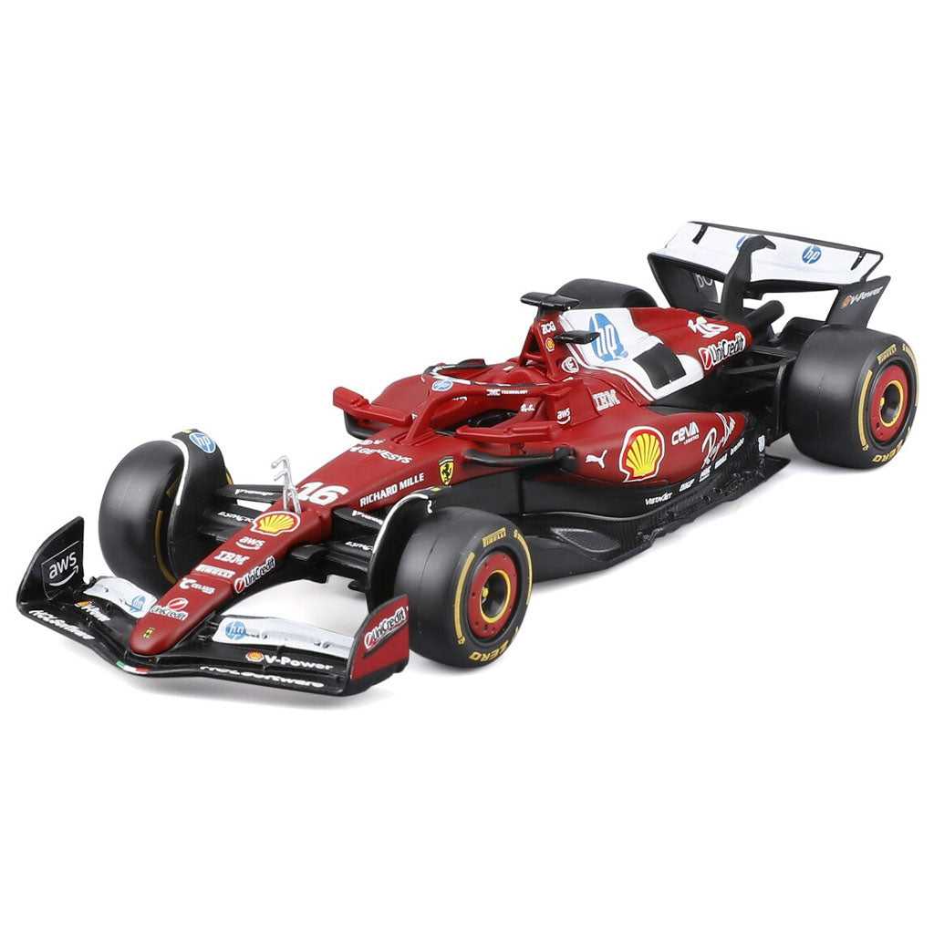 Bburago Ferrari SF-25 F1 2025 #16 Charles Leclerc (1:43 Scale)
