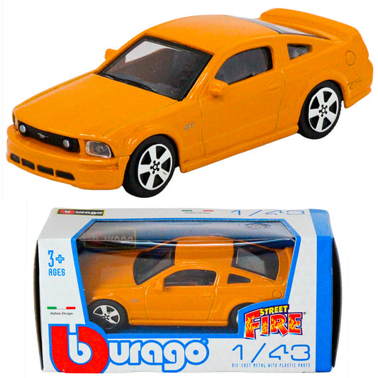 Bburago Street Fire - Ford Mustang GT 2006 Orange (1:43)