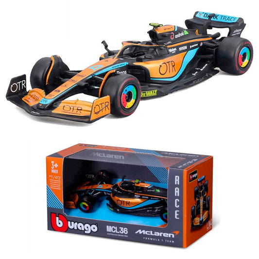 Bburago McLaren MCL36 F1 2022 #4 Lando Norris (1:43)