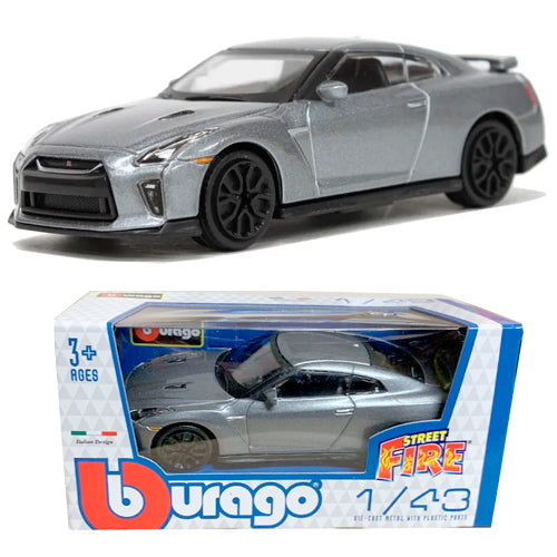 Bburago Nissan GT-R 2017 Grey (1/43)