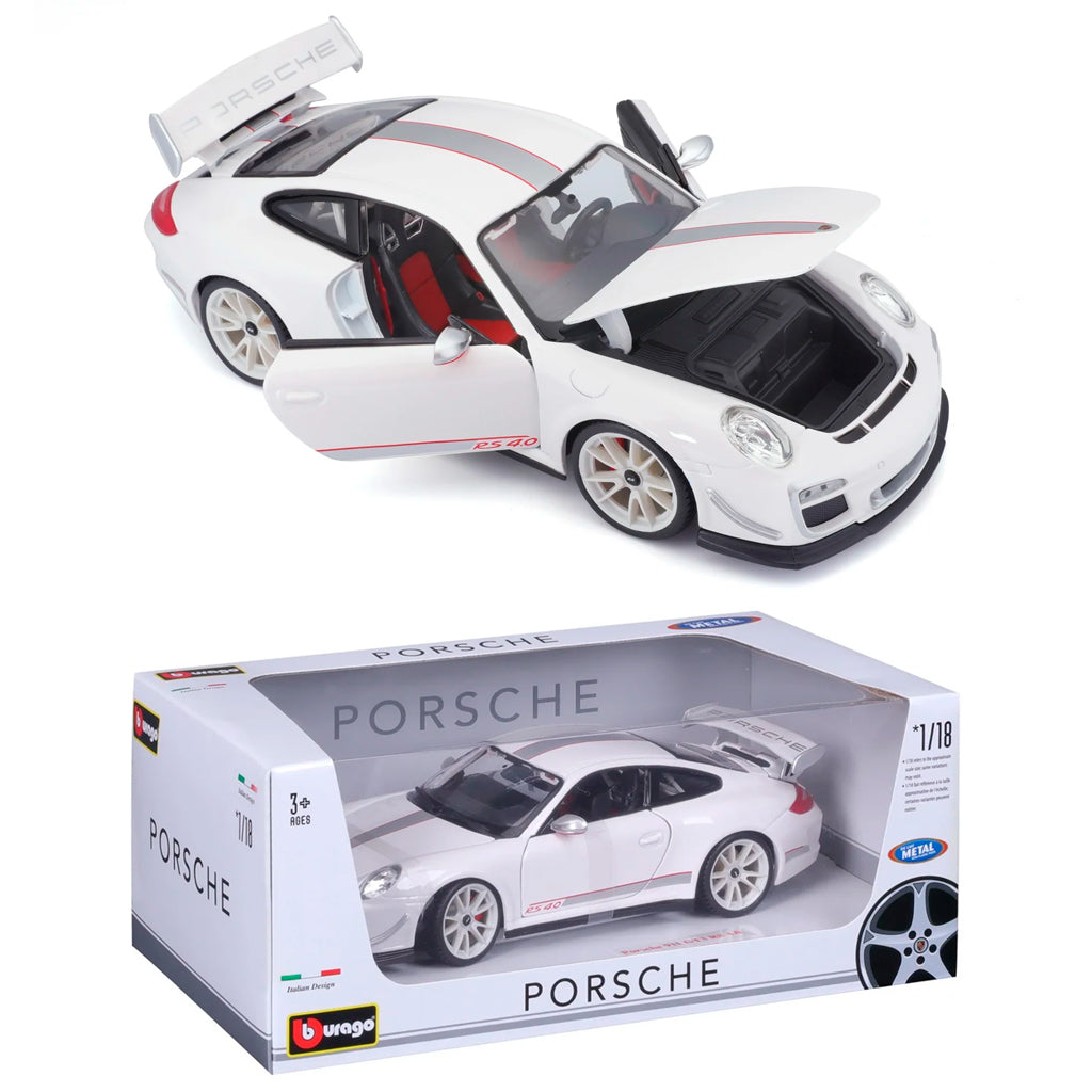 Bburago Porsche 911 GT3 RS 4.0 White (1:18)