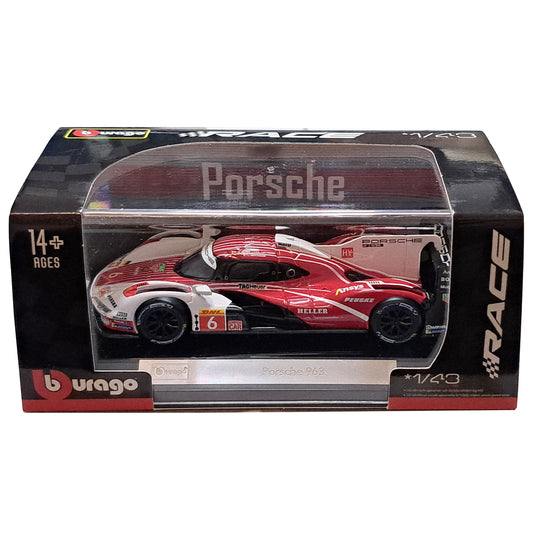 Bburago Porsche 963 #6 2024 WEC Hypercar Penske (1:43) (Case Marked)