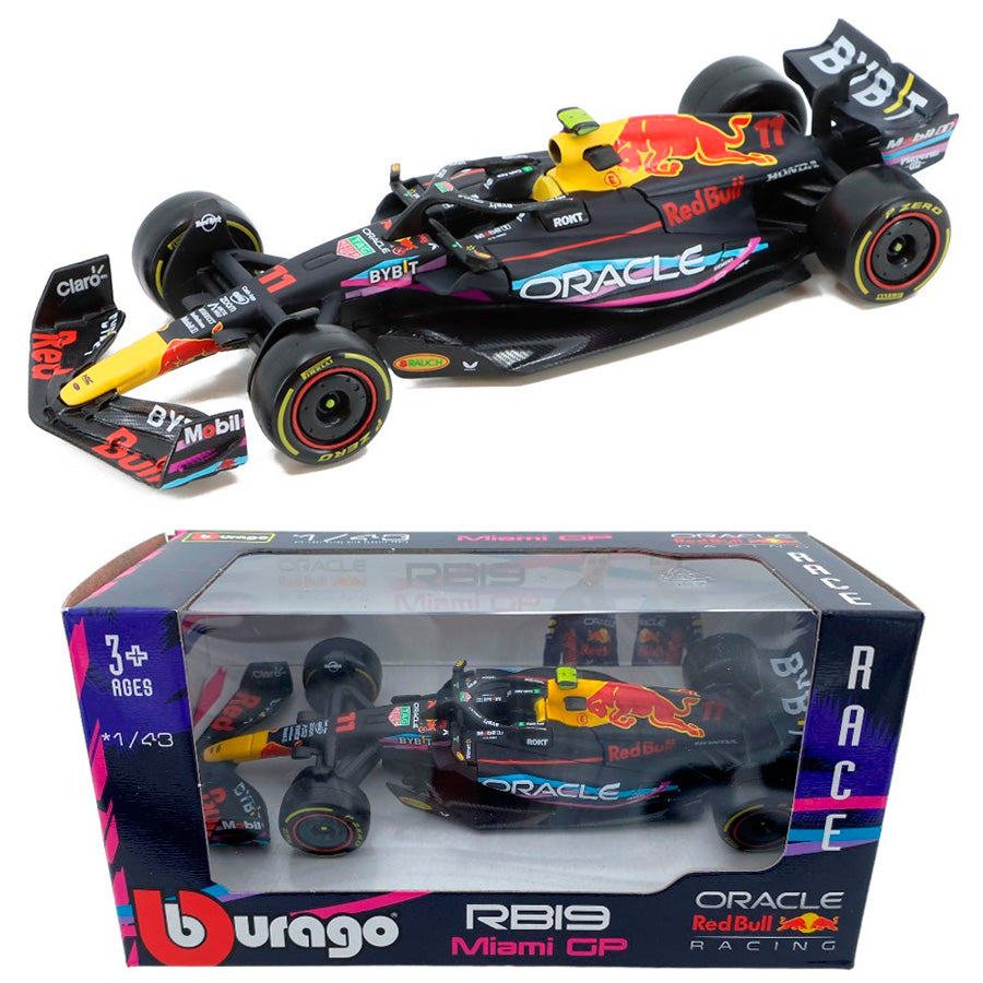 Bburago Red Bull RB19 #11 Sergio Perez Miami GP 2023 (1:43)