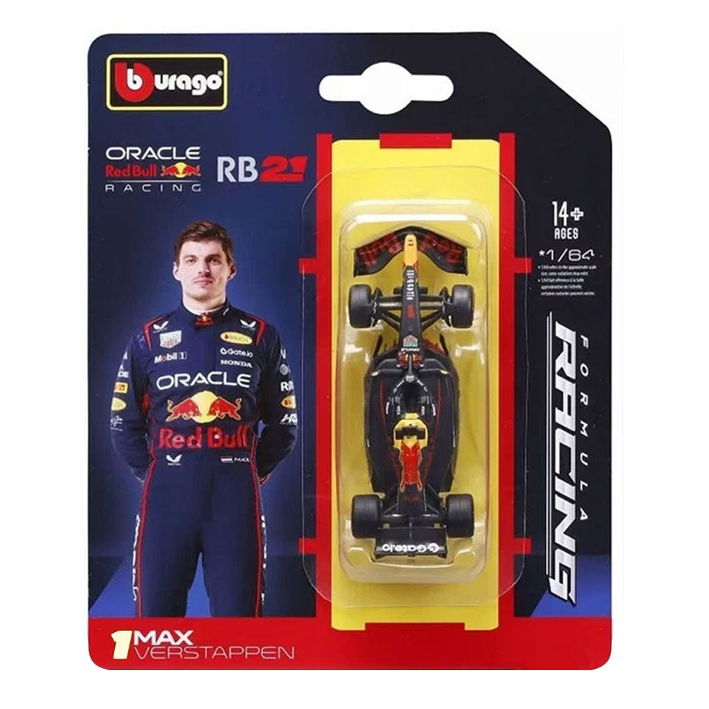 Bburago Red Bull Racing RB21 F1 2025 Season #1 Verstappen (1:64 Scale)
