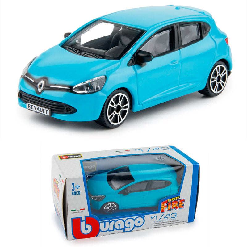 Bburago 2013 Renault Clio Blue (1/43)