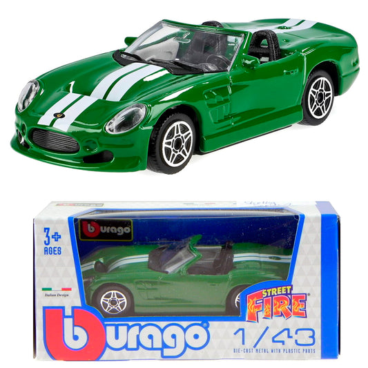 Bburago Street Fire - Shelby Series One Green (1:43)