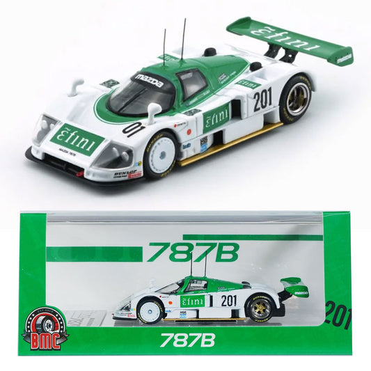 BM Creations Mazda 787B #201 White / Green Efini Livery JSPC (1:64)