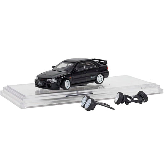 BM Creations Mitsubishi Lancer Evolution II Black RHD (1/64)