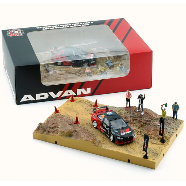 BM Creations Mitsubishi Lancer Evolution X Advan With Diorama (1/64 ...