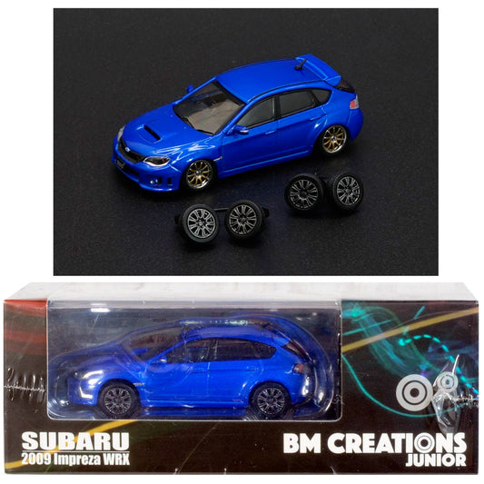 BM Creations Subaru Impreza WRX 2009 Blue (1/64)