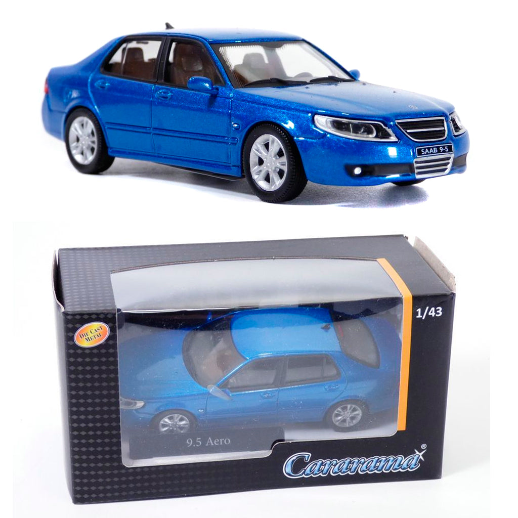 Cararama Saab 9.5 Aero 1998 Blue (1:43 Scale)