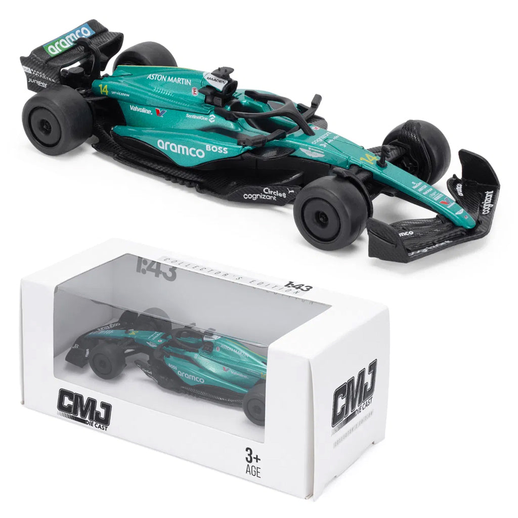 CMJ Aston Martin AMR24 F1 2024 #14 Fernando Alonso (1:43 Scale)