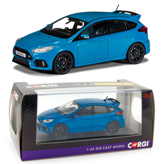 Corgi Vanguards Ford Focus Mk3 RS Nitrous Blue (1/43) (Case Marked)