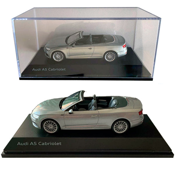 Spark 2017 Audi A5 Cabriolet Florett Silver (1:43 Scale)