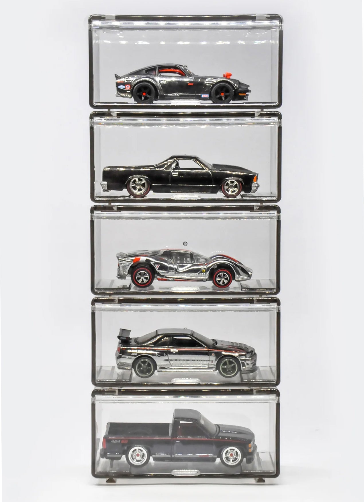 1:64 Scale Diecast Storage Box Smoke (Set Of 5 Boxes) – AGR Models