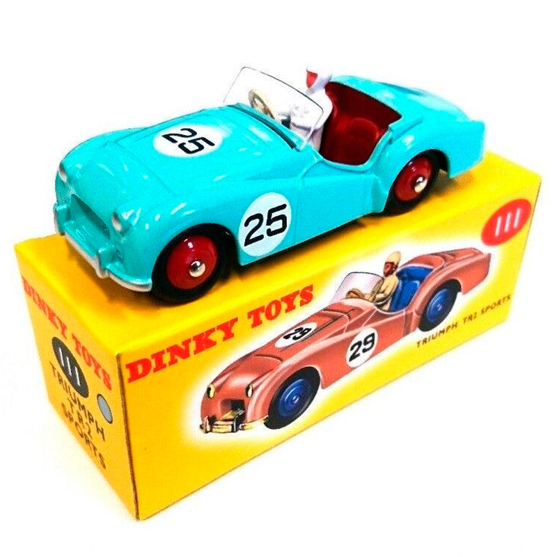 Norev Atlas Dinky Toys Triumph TR2 Sports #111 Blue 1/48