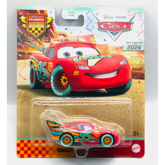 Disney Pixar Cars - Lightning McQueen (Race To Celebrate Card) JJW65